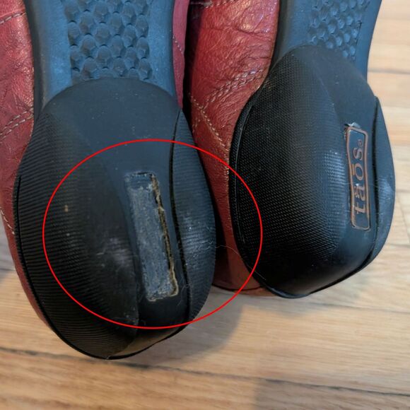 Taos Mary Jane Flats Leather Applique Red Comfort Ballet Shoes Walking Size 6 - Picture 13 of 13